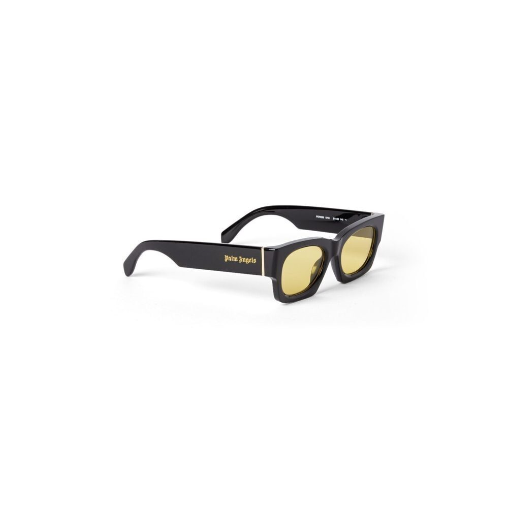 NWT Palm Angels Bodie Black Yellow Sunglasses